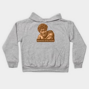 Aesop Portrait and Quote Kids Hoodie